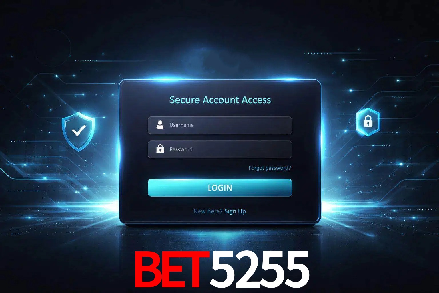 Pantalla de inicio de sesión de cuenta BET5255 para usuarios en México